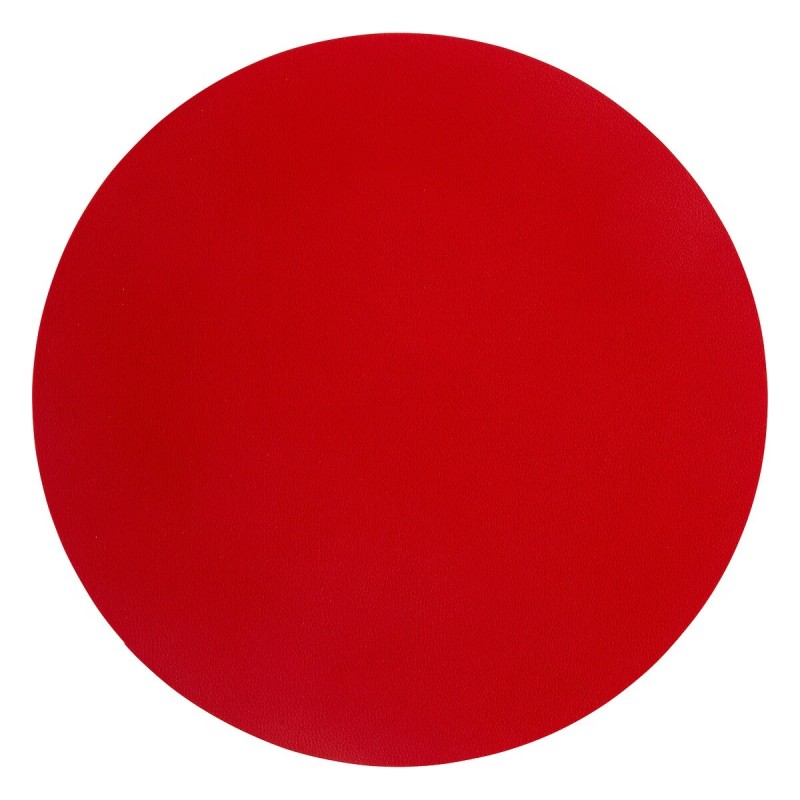 Set de table rond PVC Ø 38 cm – Rouge, noir ou beige – Moderne et pratique