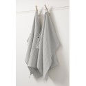 Lot de 2 essuie-mains Gaia 50x70 cm – 100% gaze de coton – Plusieurs coloris