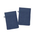 Lot de 2 gants de toilette Lylia 15x21 cm – 100% coton éponge – Plusieurs coloris