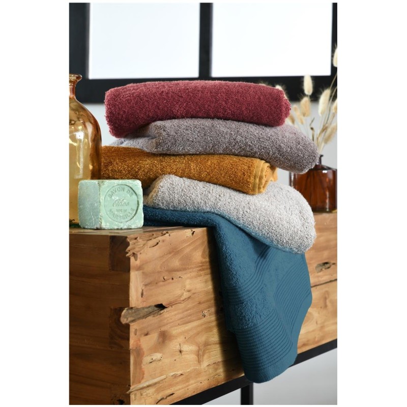 Lot de 2 gants de toilette Lylia 15x21 cm – 100% coton éponge – Plusieurs coloris