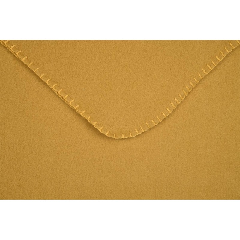 Plaid Carlton 125x150 cm – Polaire douce 100% polyester, finition point de cheval, plusieurs coloris