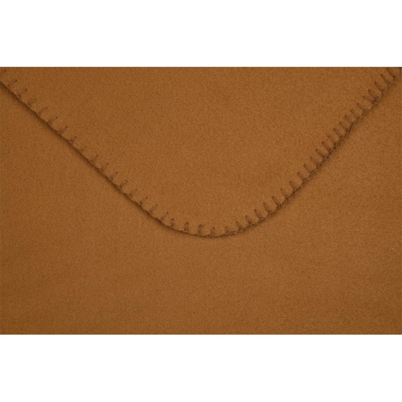 Plaid Carlton 125x150 cm – Polaire douce 100% polyester, finition point de cheval, plusieurs coloris