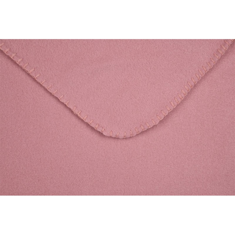 Plaid Carlton 125x150 cm – Polaire douce 100% polyester, finition point de cheval, plusieurs coloris