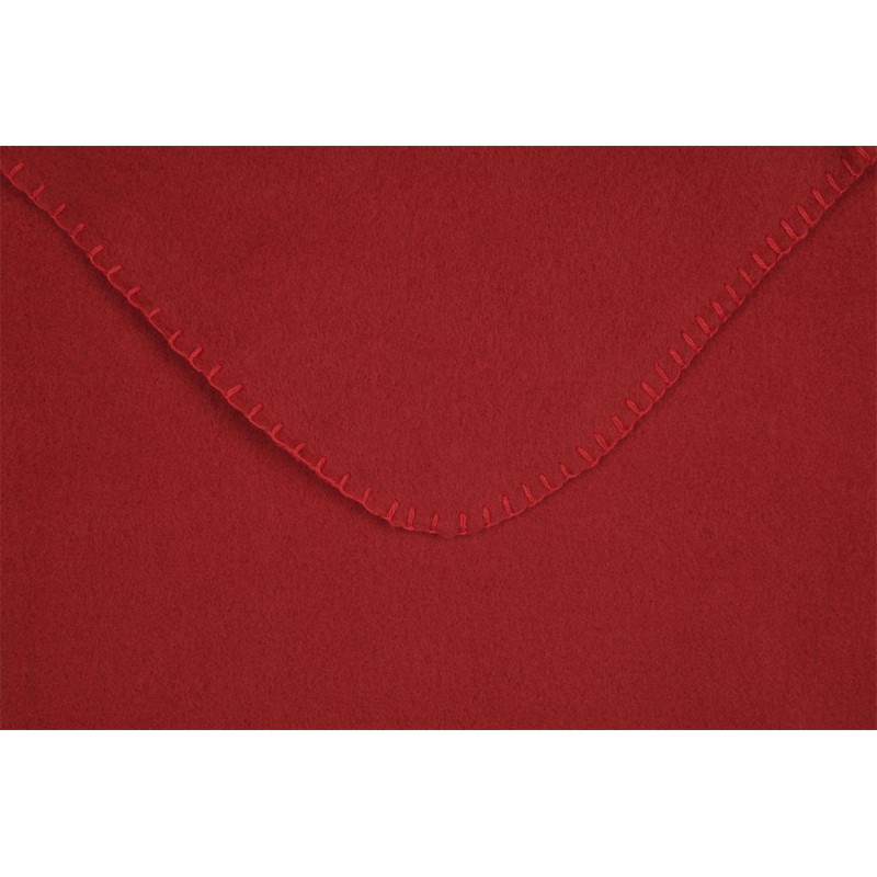 Plaid Carlton 125x150 cm – Polaire douce 100% polyester, finition point de cheval, plusieurs coloris