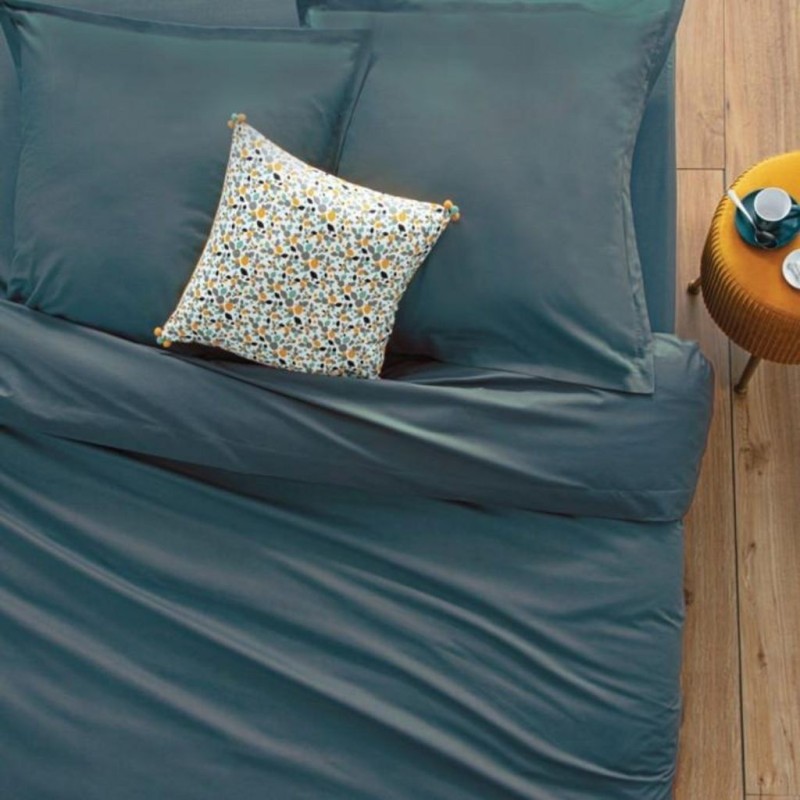 Housse de couette 100% coton – 140x200 ou 220x240 cm – Coloris au choix | Linge de lit confortable et durable