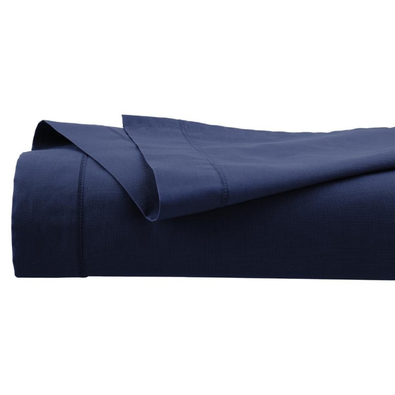 Drap plat uni 100% coton – 180x290 ou 240x290 cm – Plusieurs coloris au choix