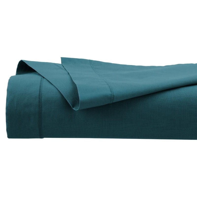 Drap plat uni 100% coton – 180x290 ou 240x290 cm – Plusieurs coloris au choix