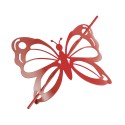 Embrasse de rideau Papillon rouge 16 cm en métal – Joli accessoire déco
