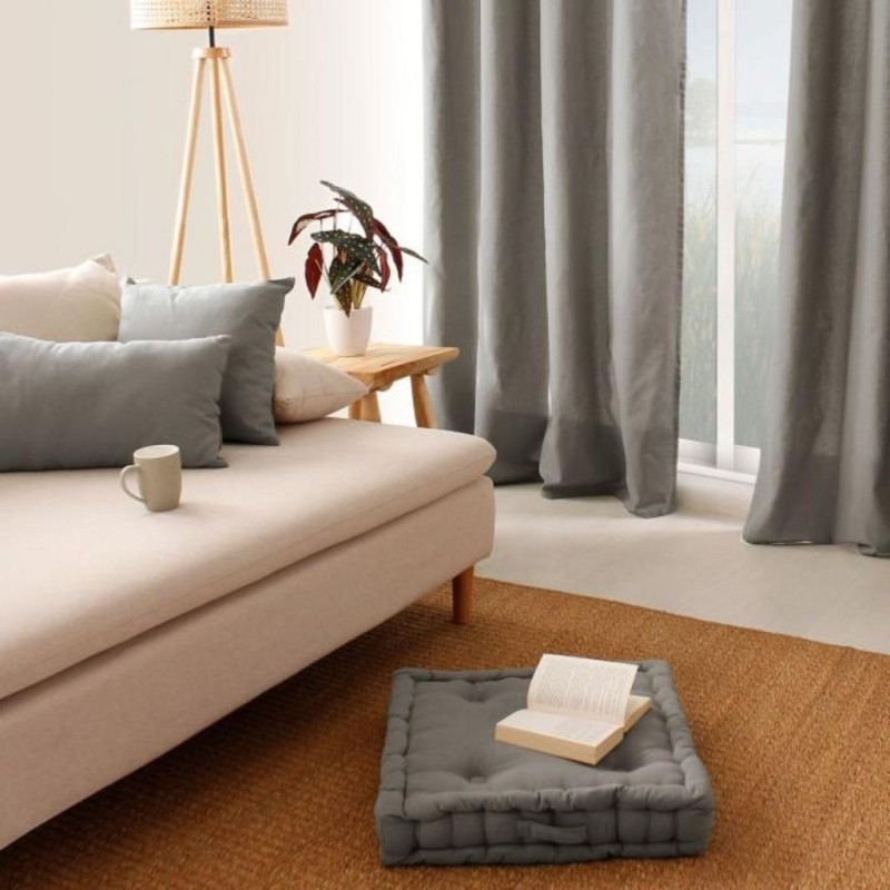 Coussin de sol 50x50x10 cm Panama – Confort matelassé | Plusieurs coloris