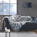 Coussin déhoussable Antartic 45×45 cm gris – Doux & décoratif