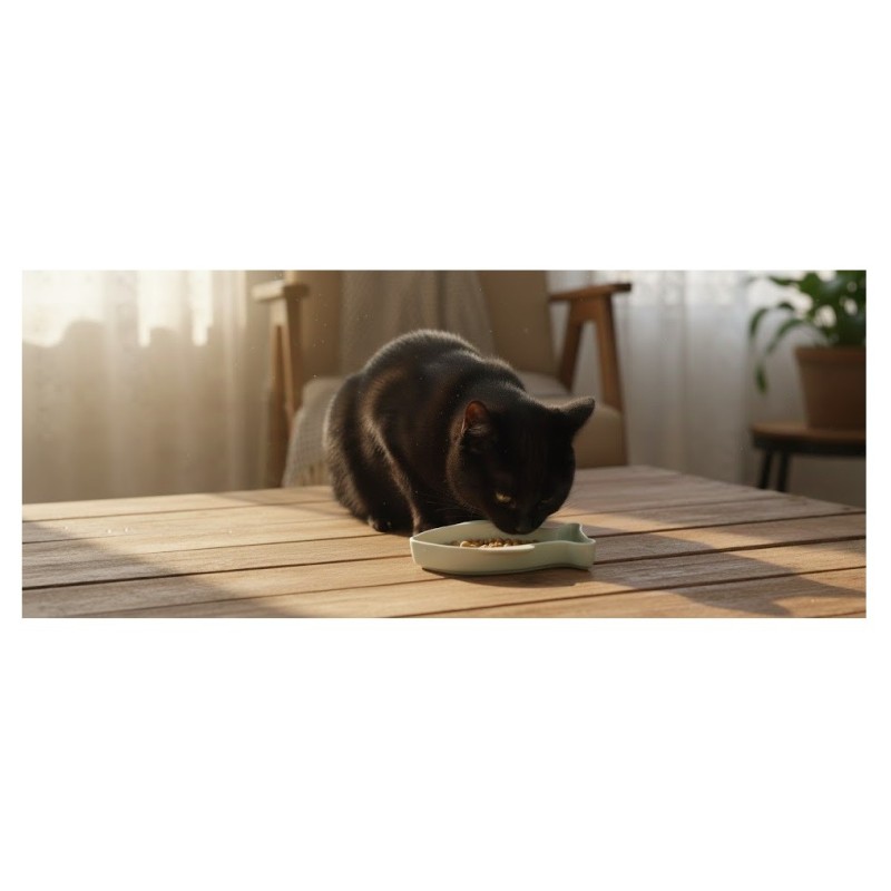 Gamelle Chat Fishie en Céramique – Design Poisson Original