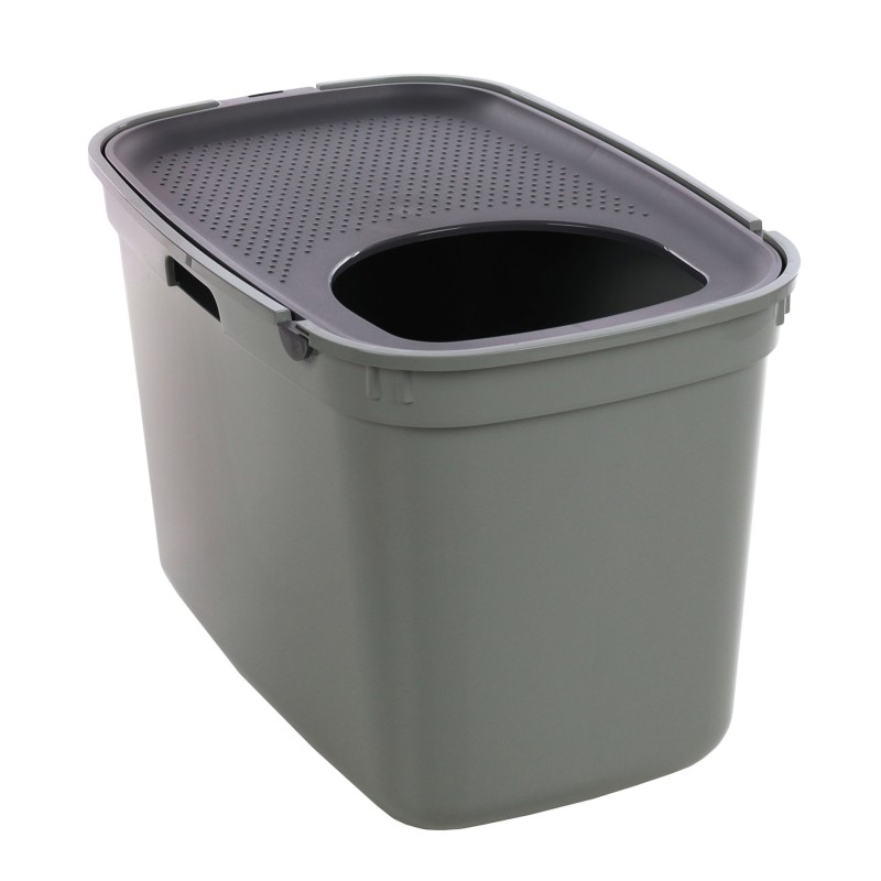 Bac à Litière Chat Kato – Écologique, Anti-Projections et Pratique