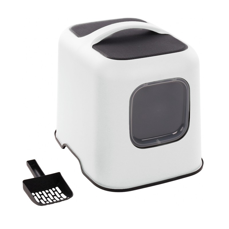 Bac à Litière Chat Trudy – Écologique, Pratique et Anti-Odeurs