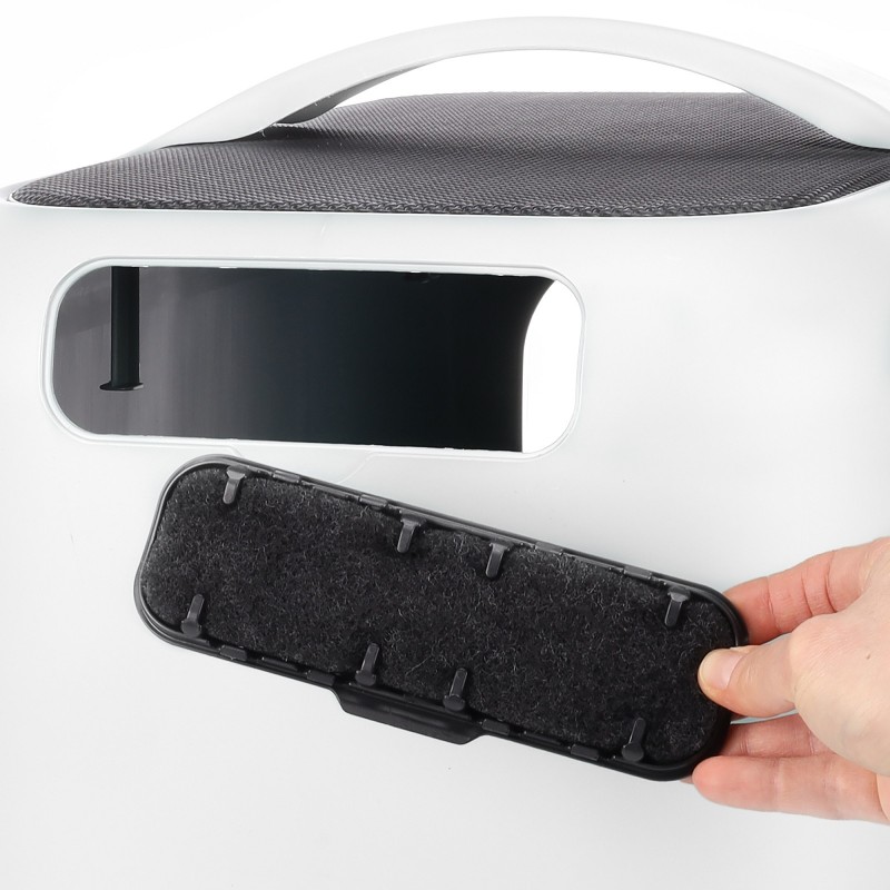 Bac à Litière Chat Trudy – Écologique, Pratique et Anti-Odeurs