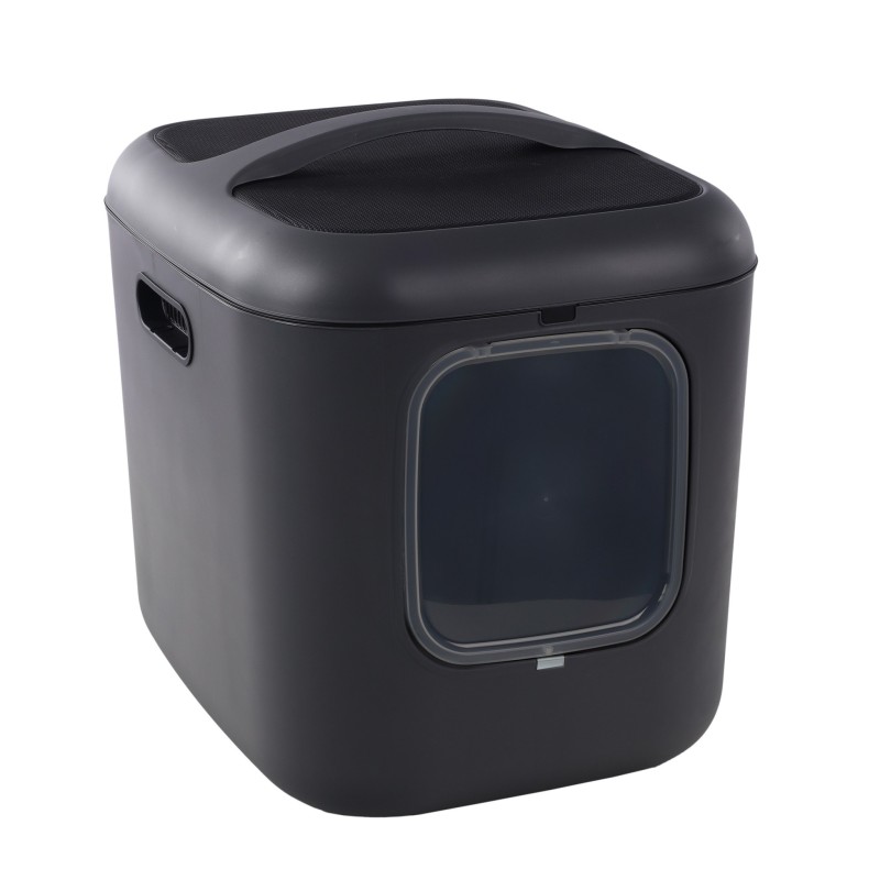 Maison de Toilette Chat Romy – Grand Format, Écologique et Anti-Odeurs