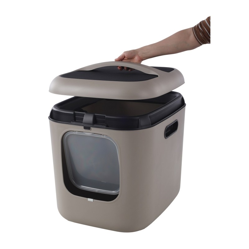 Maison de Toilette Chat Romy – Grand Format, Écologique et Anti-Odeurs