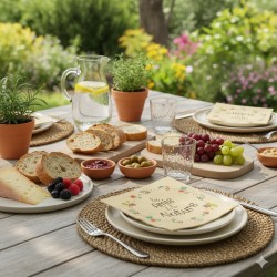 20 Serviettes Papier Les Amis de la Nature - Déco Champêtre