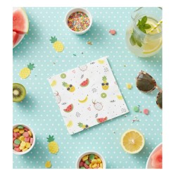 Lot de 20 serviettes en papier Happy Sun - 33x33 cm | 1001KDO