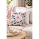 Housse de coussin 40x40 cm Rose - Modèle Germaine | 1001kdoo