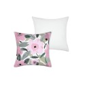 Housse de coussin 40x40 cm Rose - Modèle Germaine | 1001kdoo