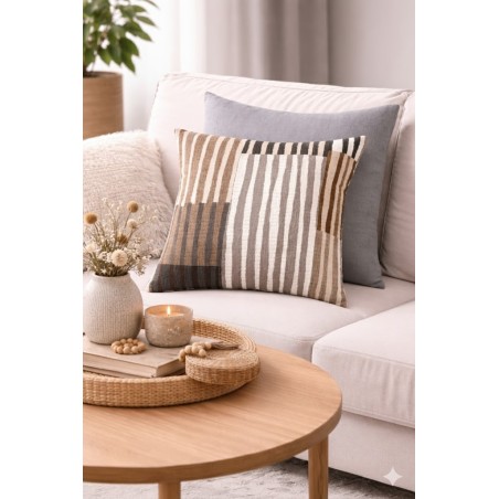 Housse de Coussin 40x40 cm Rufus - Déco Élégante | 1001kdoo