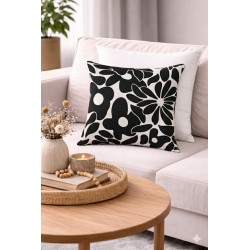 Housse de Coussin Tropical 40x40 cm - Déco Jungle Exotique