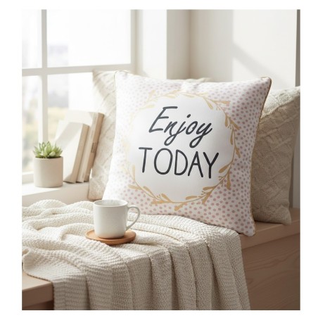 Housse de Coussin 40x40 cm - Enjoy Today