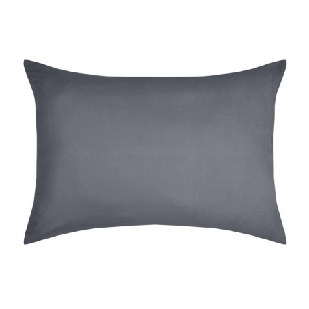 1 Taie d'oreiller coton uni 50 x 70 cm Edens ardoise