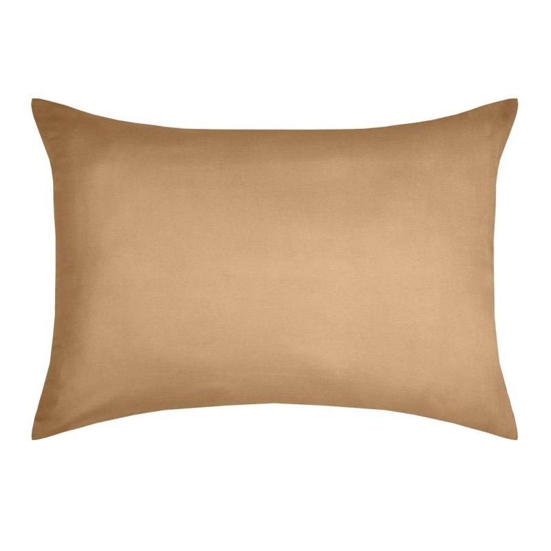 1 Taie d'oreiller coton uni 50 x 70 cm Edens curry