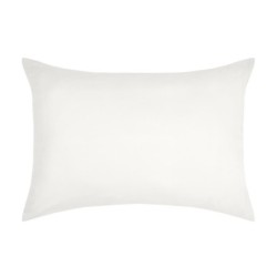 1 Taie d'oreiller coton uni 50 x 70 cm Edens ivoire