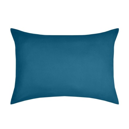 1 Taie d'oreiller coton uni 50 x 70 cm Edens petrole