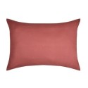 1 Taie d'oreiller coton uni 50 x 70 cm Edens rouge
