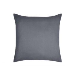 1 Taie d'oreiller coton uni 63 x 63 cm Edens ardoise