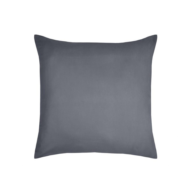 1 Taie d'oreiller coton uni 63 x 63 cm Edens ardoise