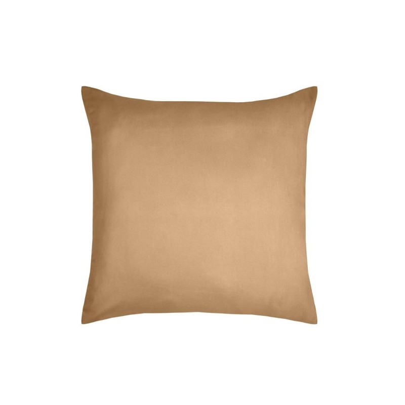 1 Taie d'oreiller coton uni 63 x 63 cm Edens curry