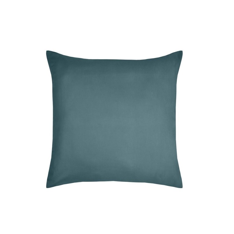 1 Taie d'oreiller coton uni 63 x 63 cm Edens eucalyptus