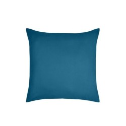 1 Taie d'oreiller coton uni 63 x 63 cm Edens petrole