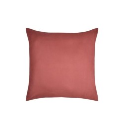 1 Taie d'oreiller coton uni 63 x 63 cm Edens rouge