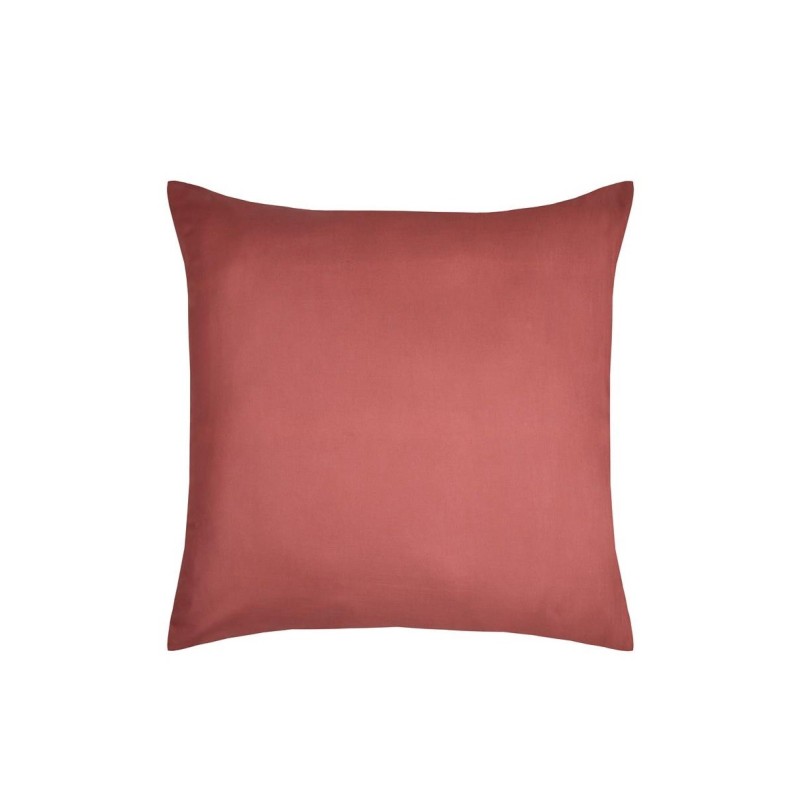 1 Taie d'oreiller coton uni 63 x 63 cm Edens rouge