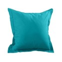 1 Taie d'oreiller coton uni 65 x 65 cm Alice bleu canard