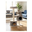 Arbre à chat avec niches et panier