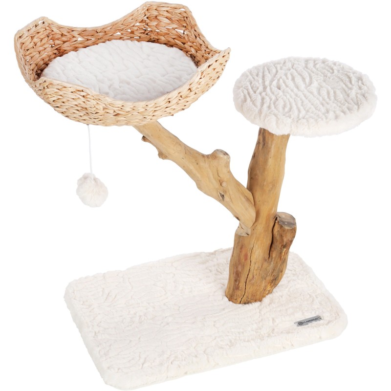 Arbre à griffer design avec panier