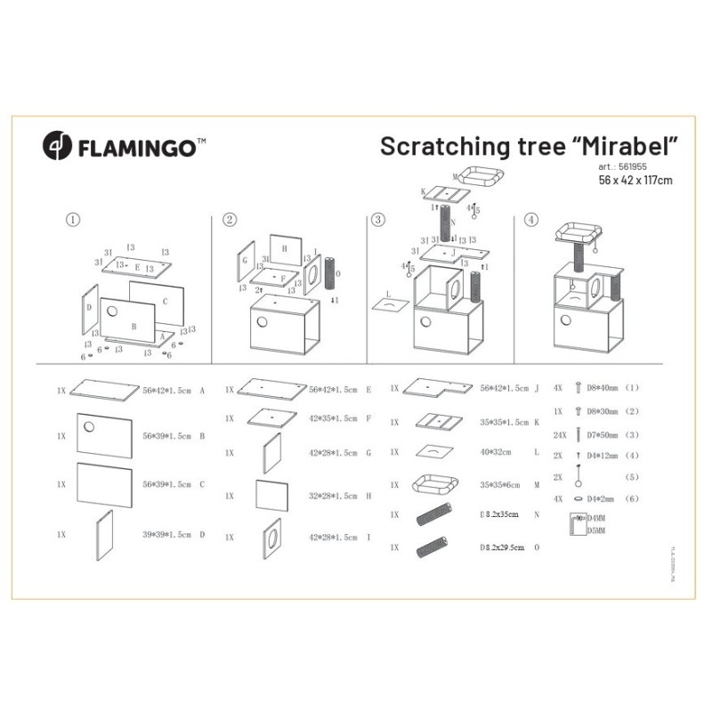 Arbre a griffer pour chat Miribel