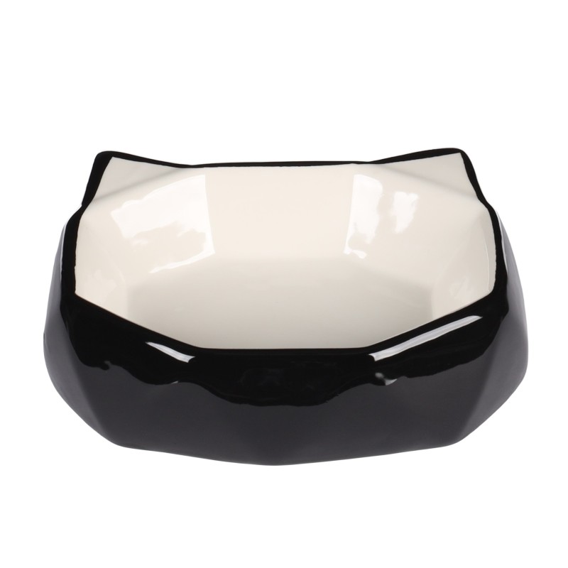 Gamelle tête de chat en céramique