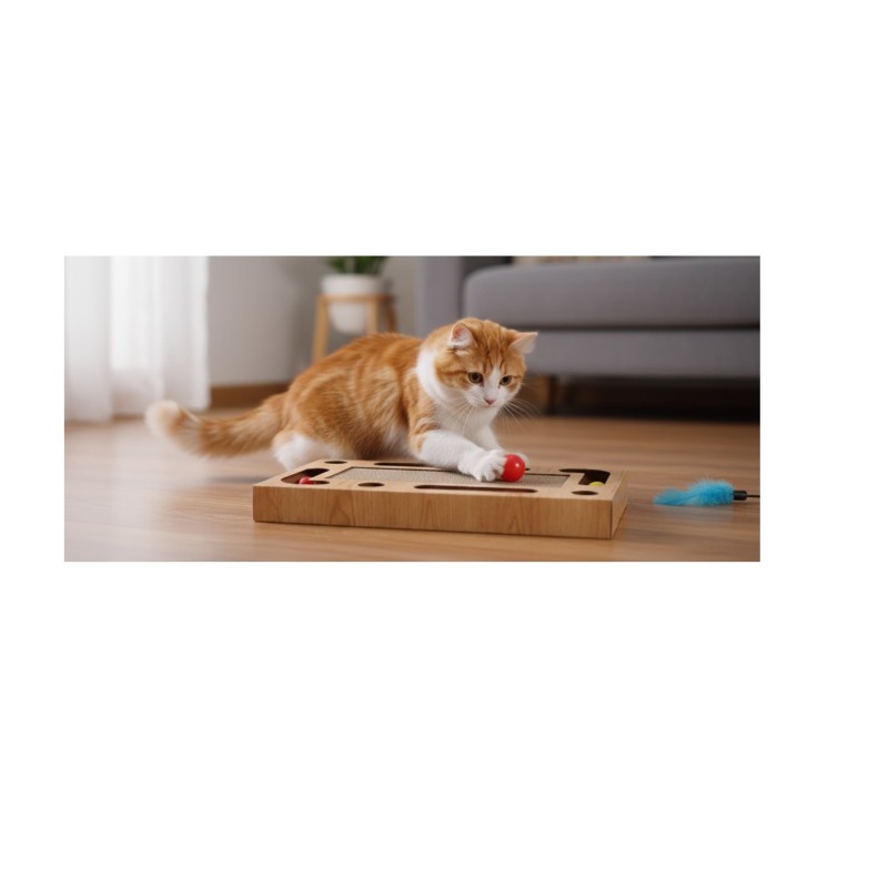 Carton et jeu à Griffer pour Chat 45 x 25 cm