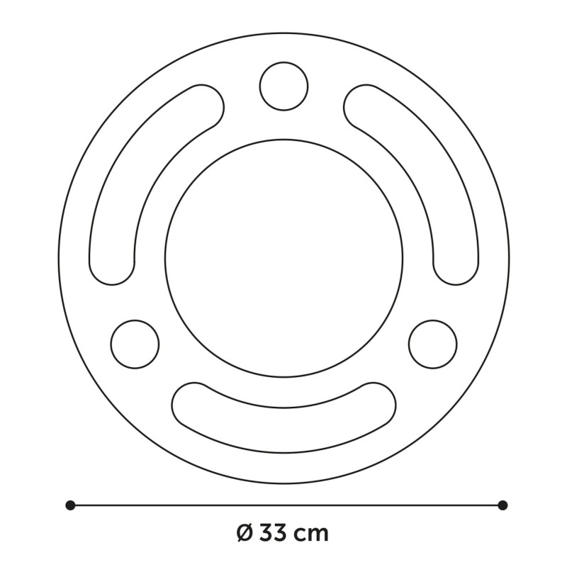 Jeu à gratter pour chat en carton rond et balles sonores 33 cm