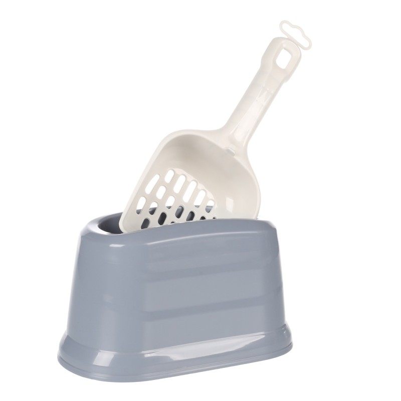 Pelle a litiere avec support pour chat