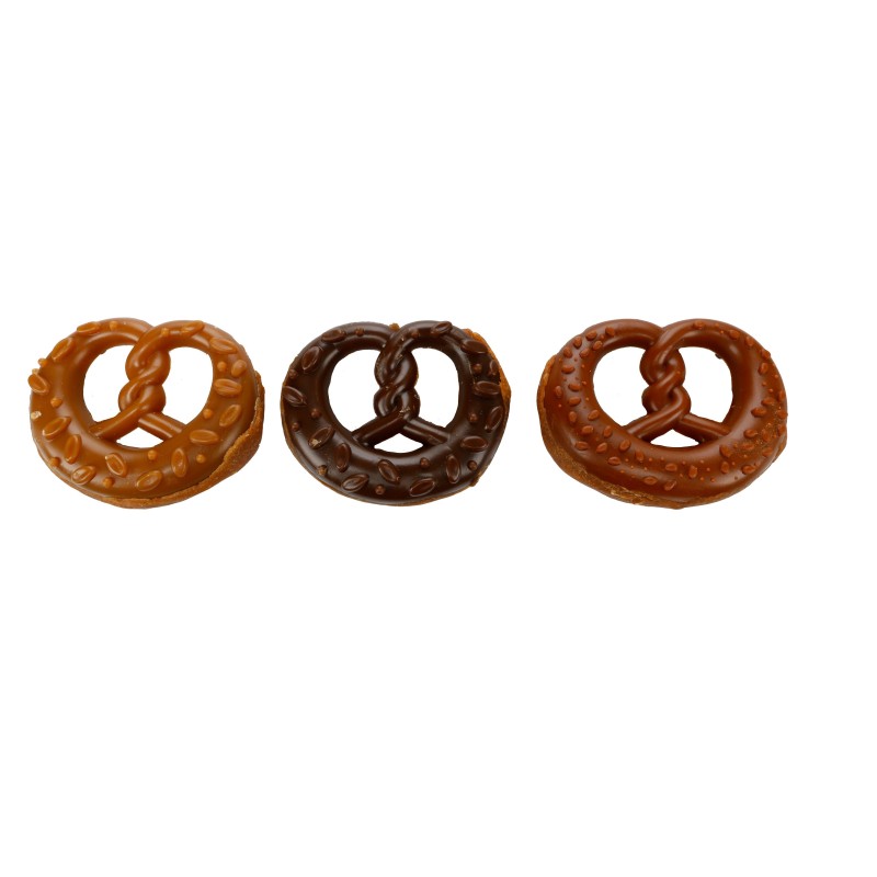 Friandises en lot pour chien bretzel avec poulet