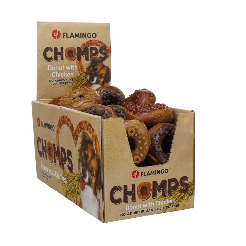 Friandises en lot pour chien Donut avec poulet