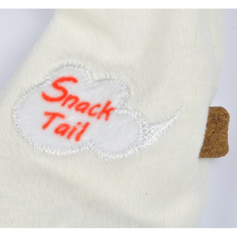 Jeu en peluche vache friandises à cacher pour chien